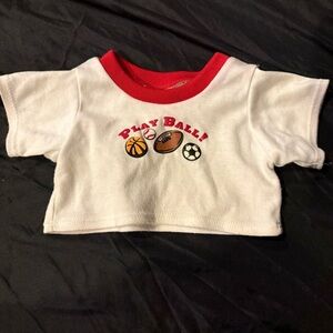 Build-A-Bear Workshop "Play Ball" shirt